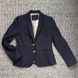 J. Crew Navy Classic Schoolboy Blazer